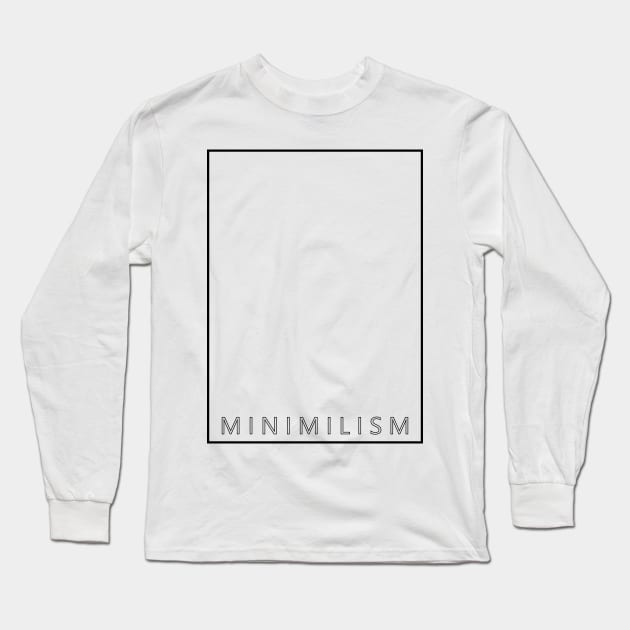 Minimalism Long Sleeve T-Shirt by SubtleSplit